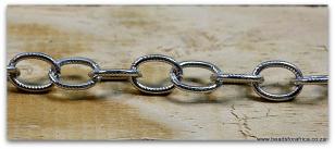 Nickel Oval Fancy 9mm x 11mm (1.5mm) 4m